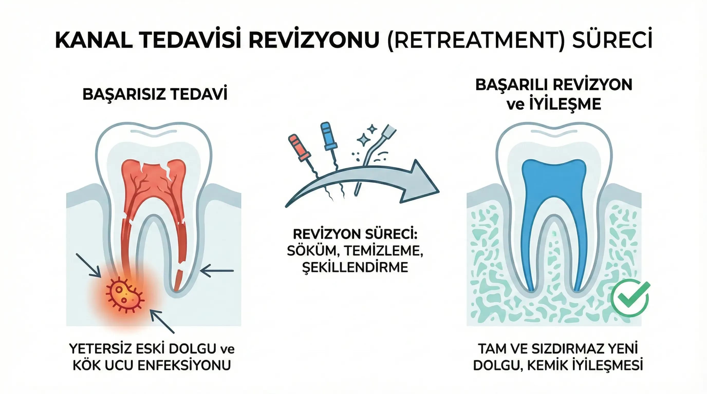Kanal Tedavisi Revizyonu - Mercan Diş Ereğli