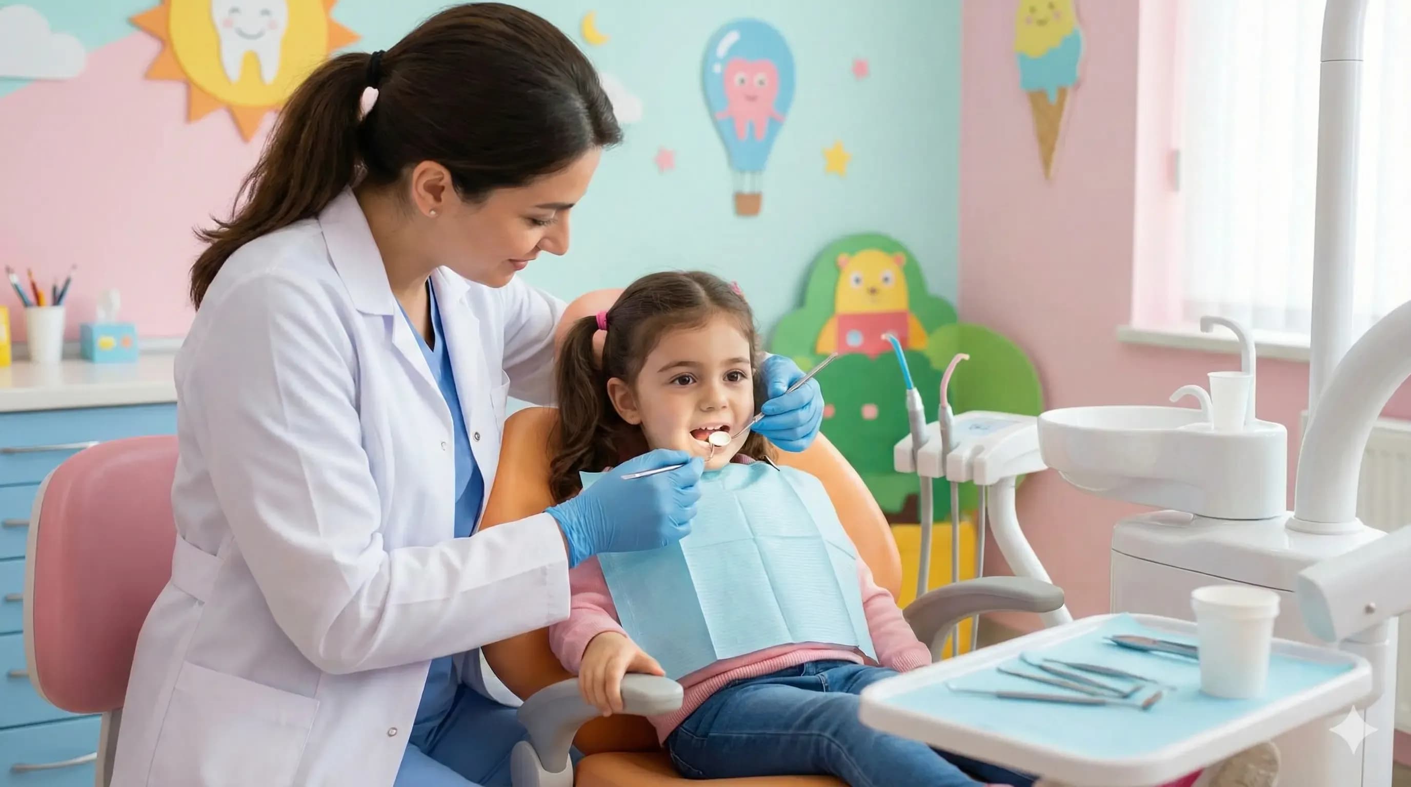 Süt Dişi Dolgusu (Çocuk Diş Çürüğü Tedavisi) - Mercan Diş Ereğli