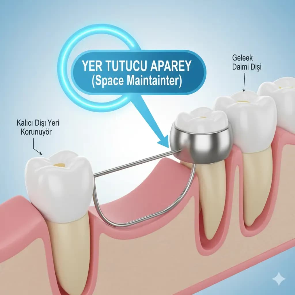 Yer Tutucu Aparey (Erken Diş Kaybı Tedavisi) - Mercan Diş Ereğli