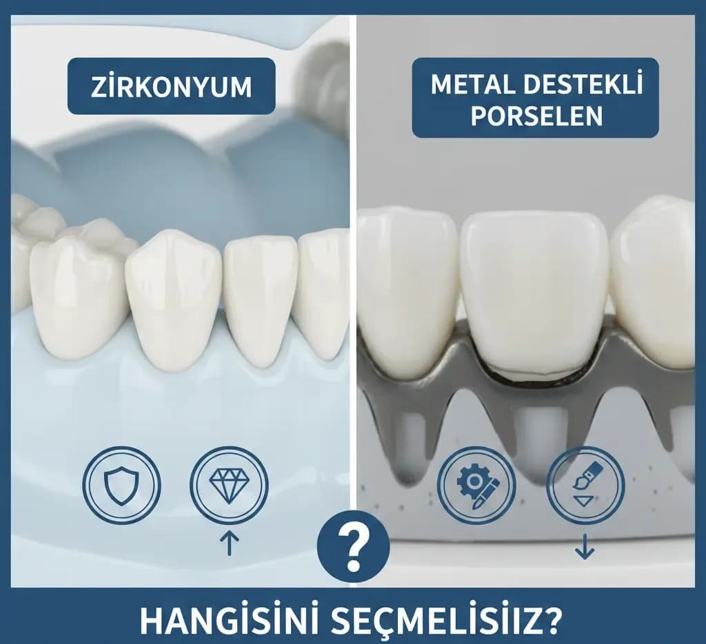 Zirkonyum mu, Metal Destekli Porselen mi? Hangisini Seçmelisiniz? - Mercan Diş Ereğli Blog