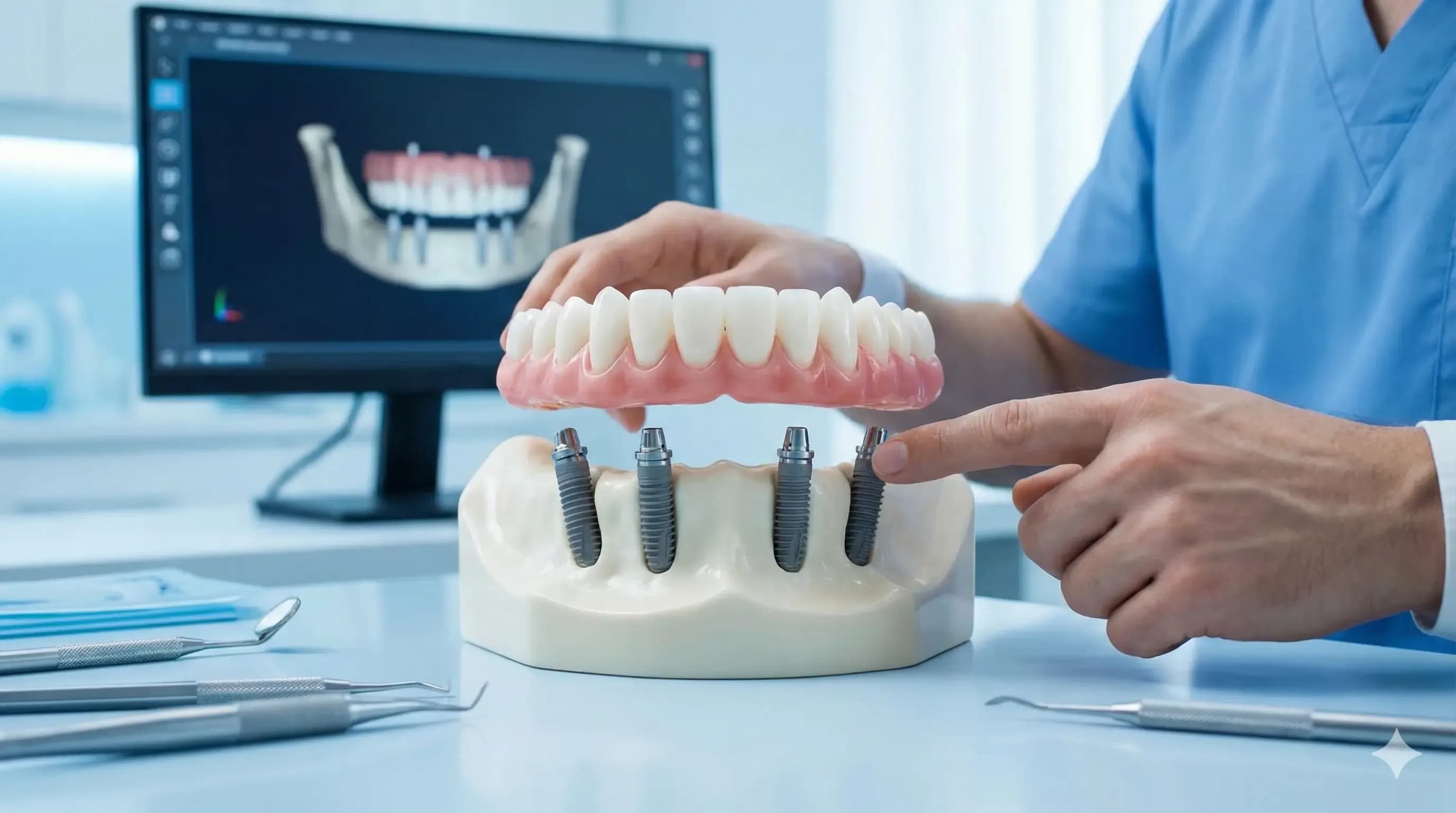 Çoklu Diş İmplant (All-on-4, All-on-6) - Mercan Diş Ereğli